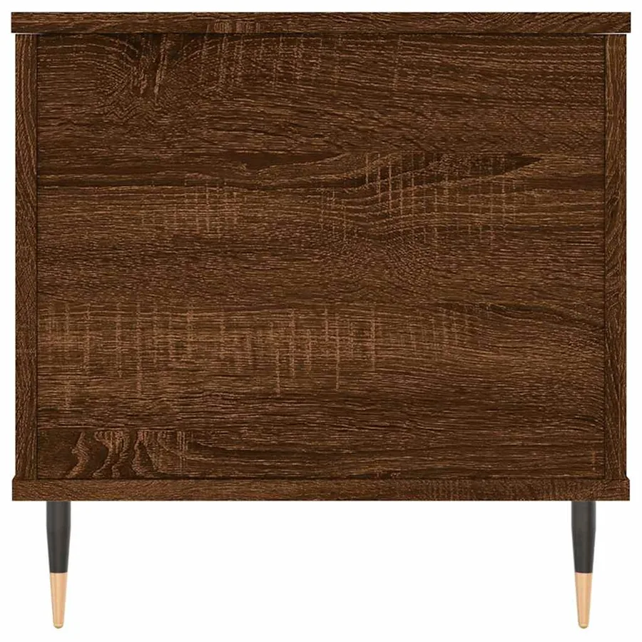 Table basse Chêne marron 90x44,5x45 cm Bois d'ingénierie - 7