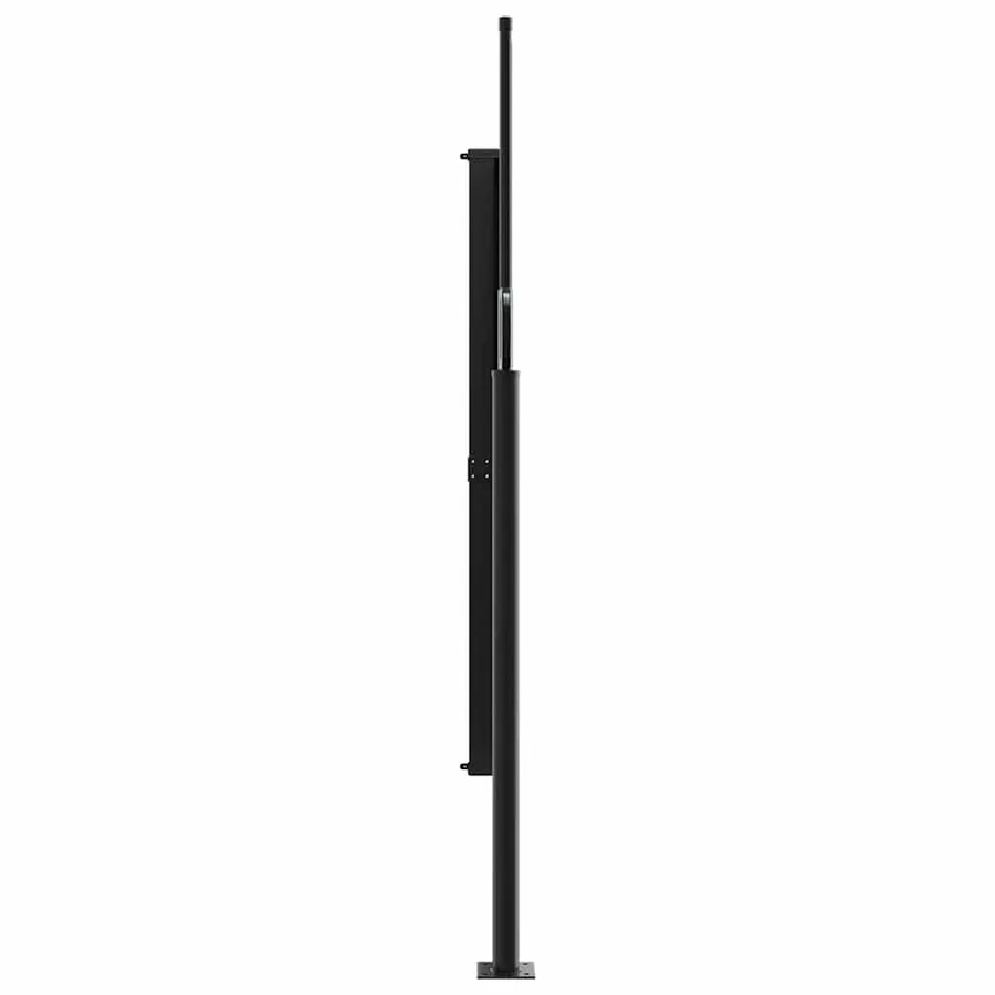 Auvent latéral rétractable noir 160x600 cm - 4