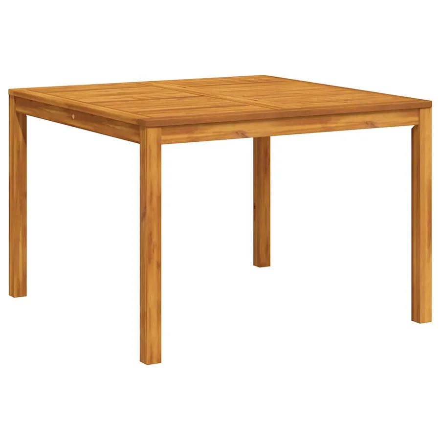 Table à manger de jardin 110x110x75 cm bois d'acacia massif - 2