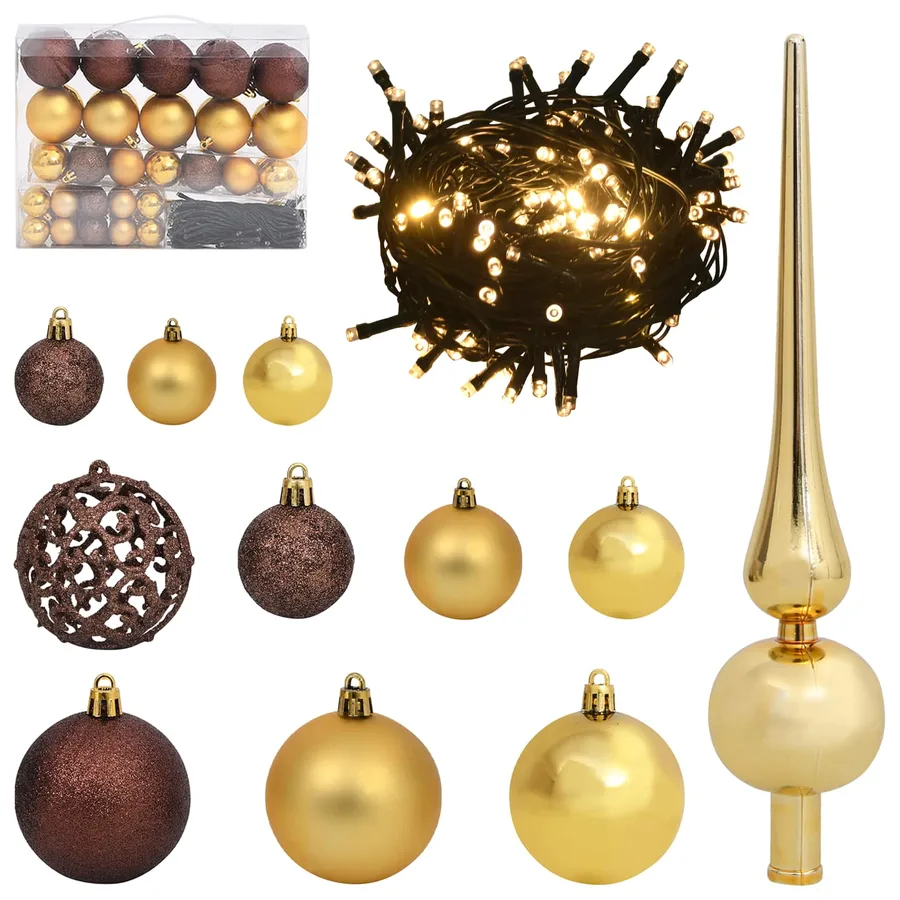 Sapin de Noël artificiel Blanc 80 x 80 x 150 cm PVC et métal - 6
