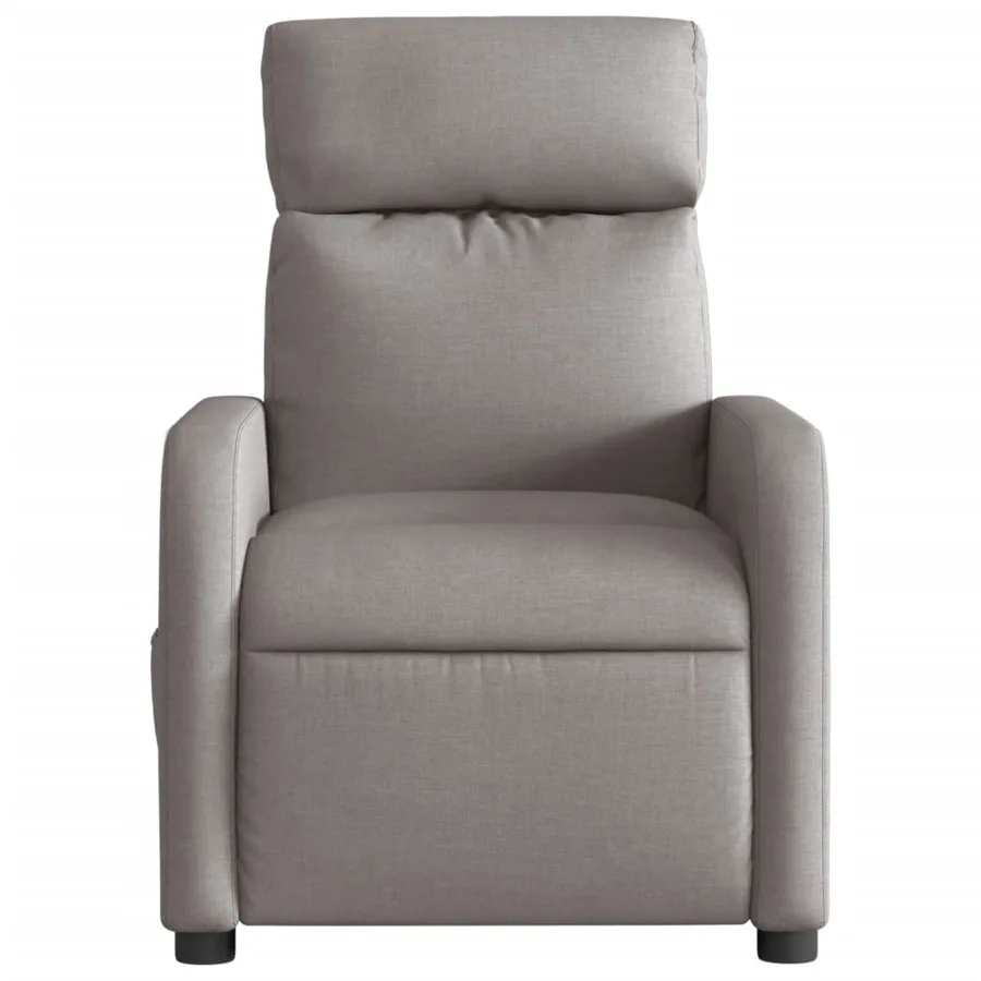 Fauteuil inclinable électrique Taupe Tissu - 9
