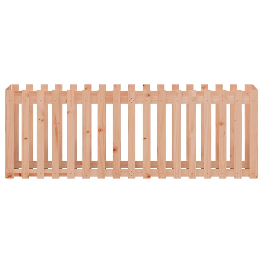 Lit surélevé de jardin design de clôture bois douglas massif - 5