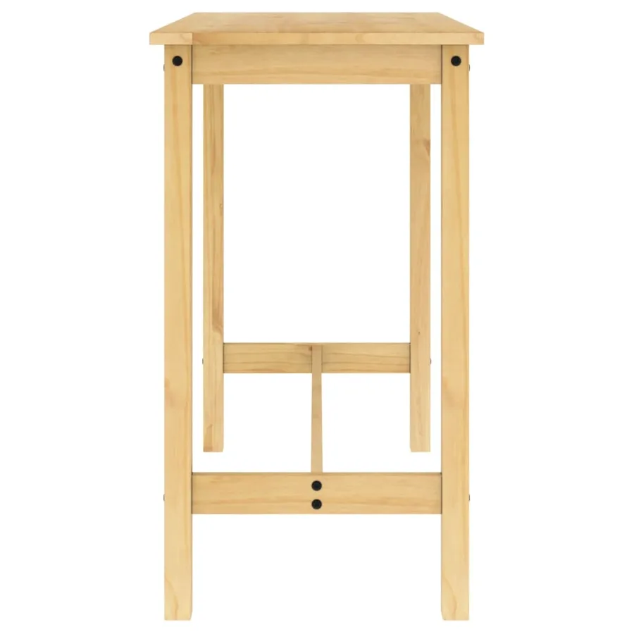 Ensemble de bar 3 pcs Bois de pin massif - 11