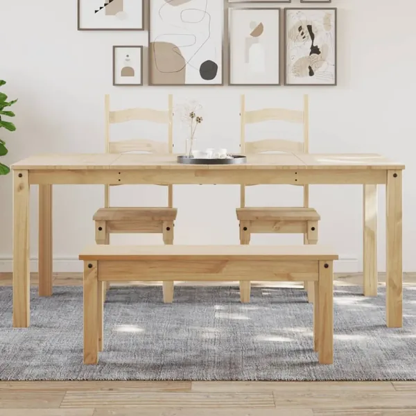 Table à manger PANAMA 180x90x75 cm bois massif de pin