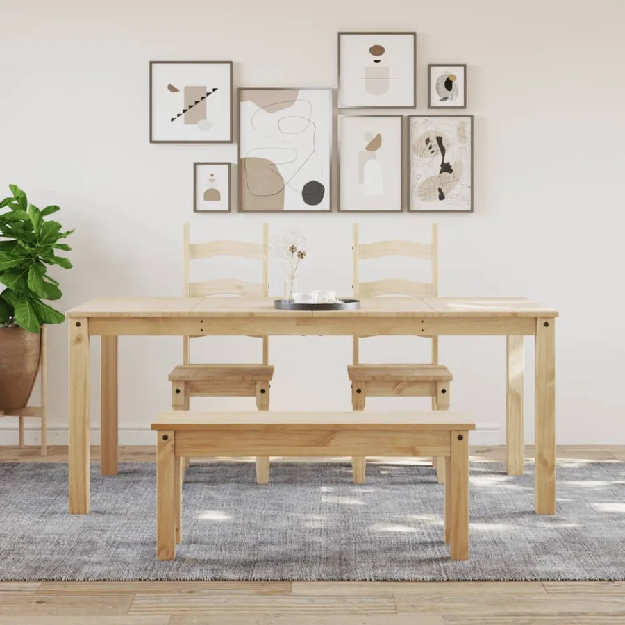 Table à manger PANAMA 180x90x75 cm bois massif de pin - 3