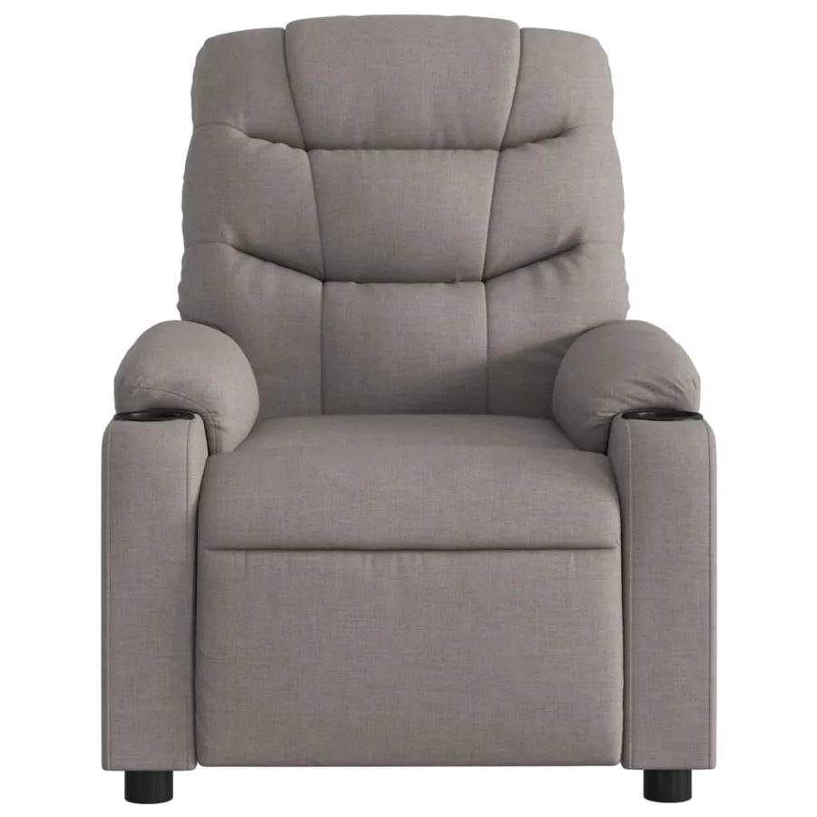 Fauteuil inclinable électrique Taupe Tissu - 9