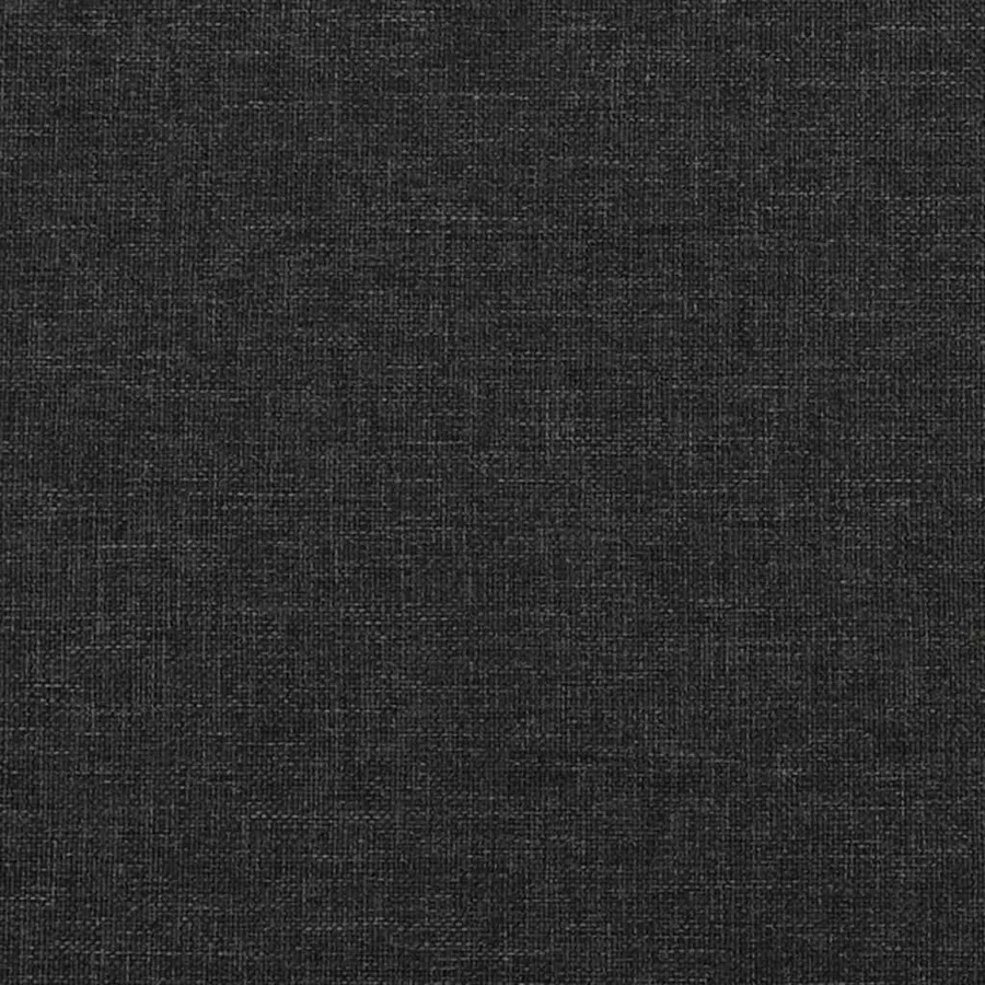 Canapé-lit à 2 places noir tissu - 10