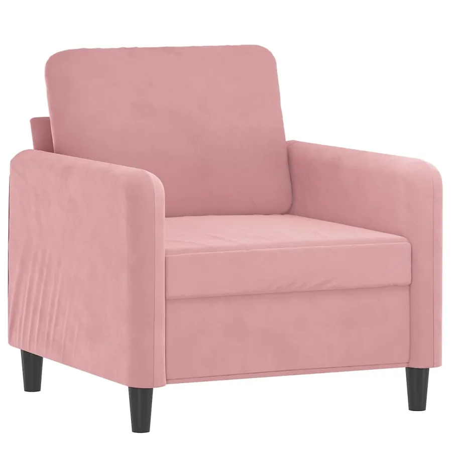 Fauteuil Rose 60 cm Velours - 2