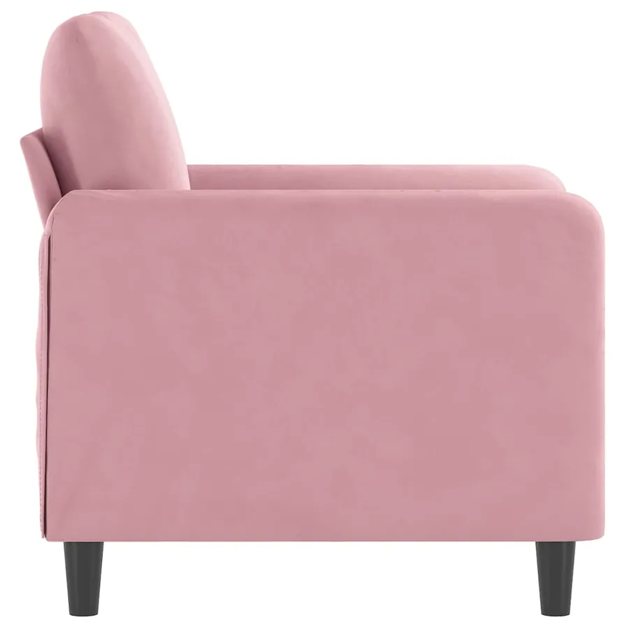 Fauteuil Rose 60 cm Velours - 4