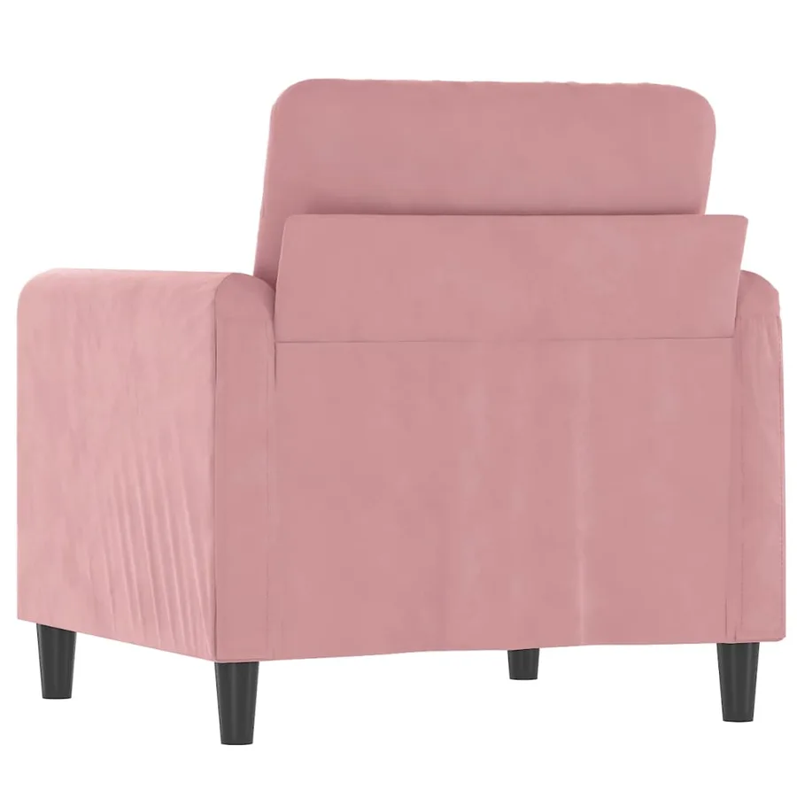 Fauteuil Rose 60 cm Velours - 5