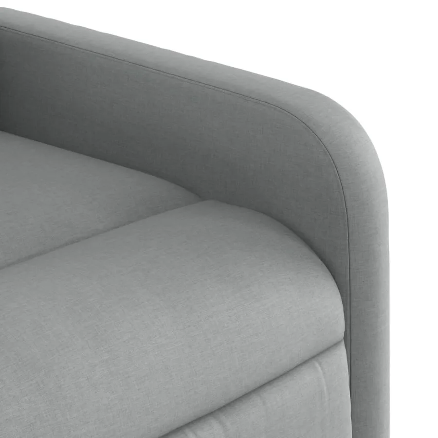 Fauteuil inclinable électrique Gris clair Tissu - 11