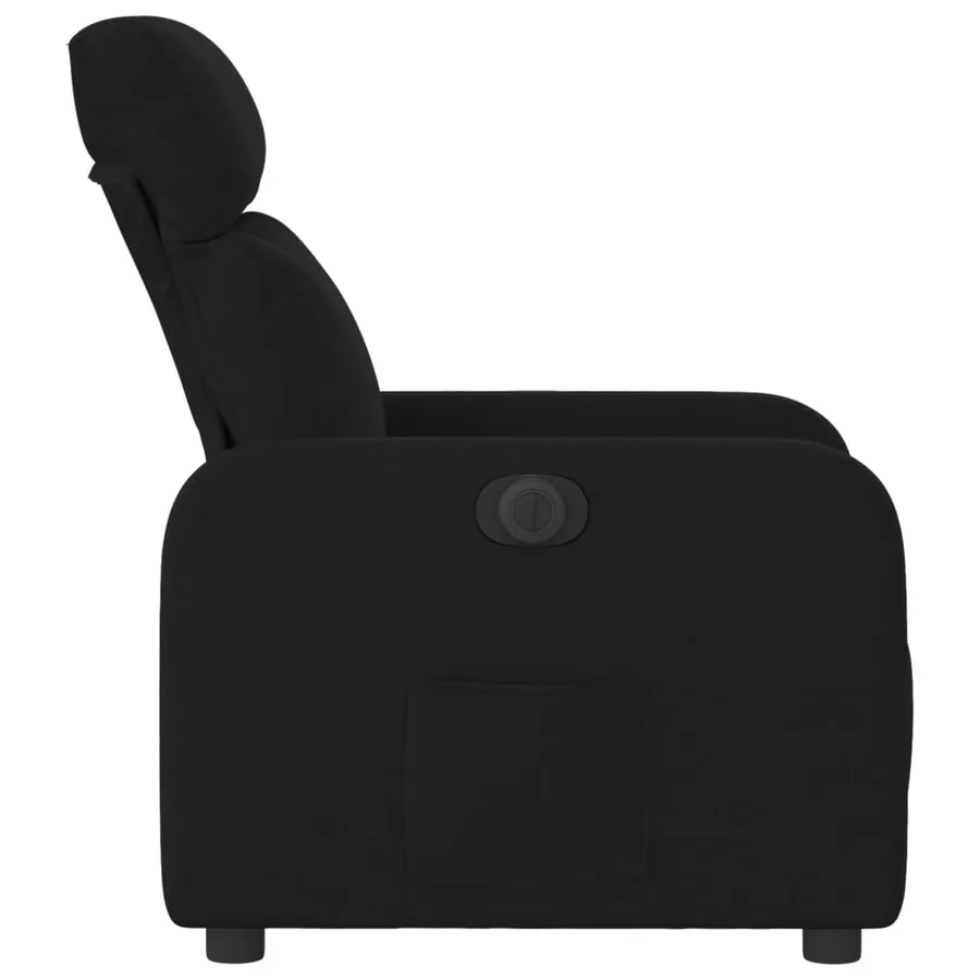 Fauteuil inclinable électrique Noir Tissu - 10