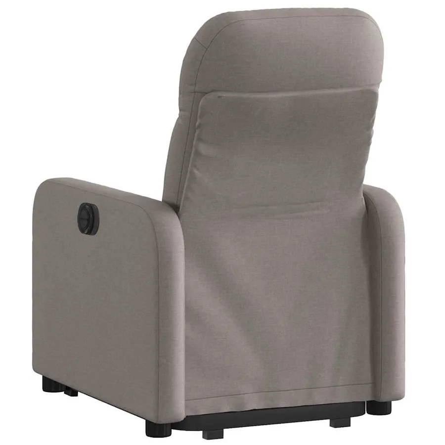 Fauteuil inclinable taupe tissu - 5