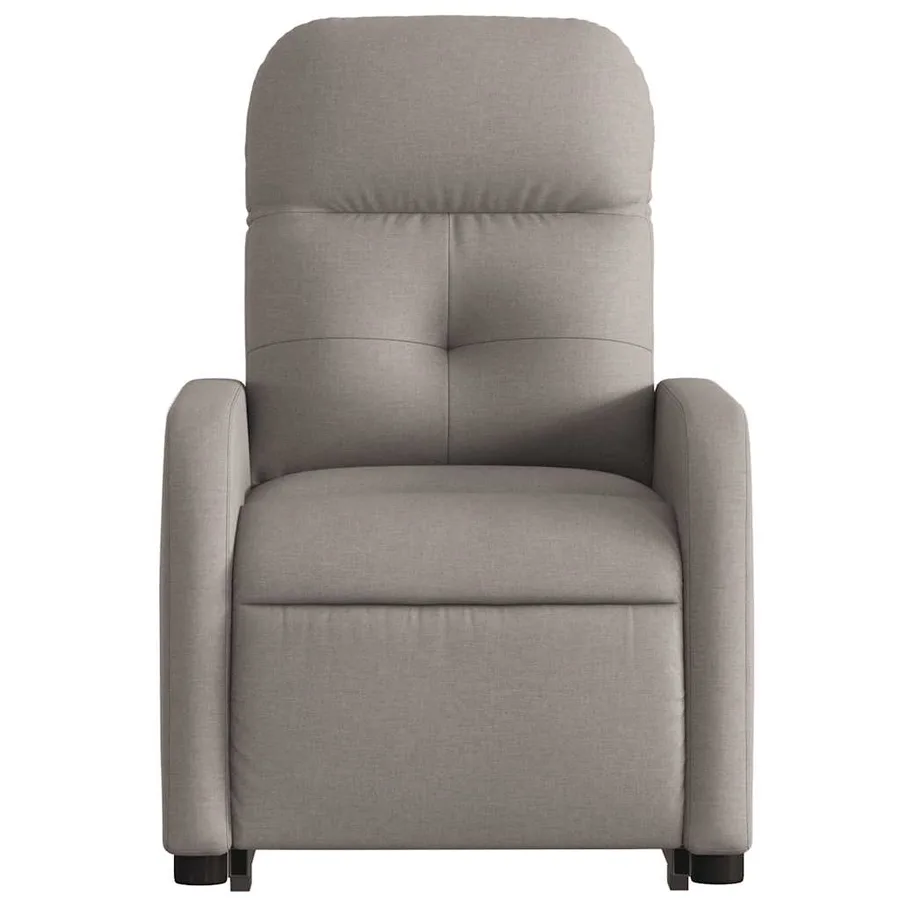 Fauteuil inclinable taupe tissu - 9
