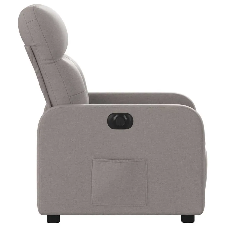 Fauteuil inclinable électrique Taupe Tissu - 10