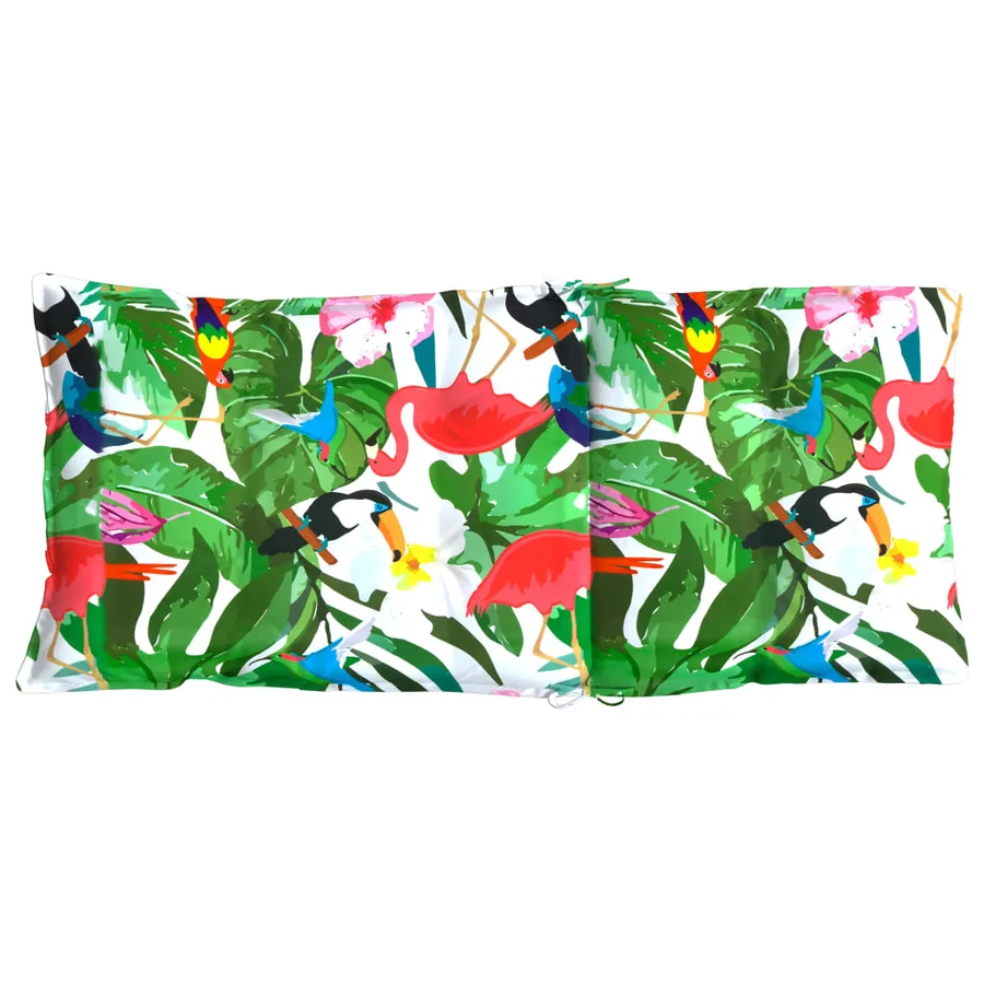 Coussins de chaise à dossier haut lot de 4 multicolore - 7