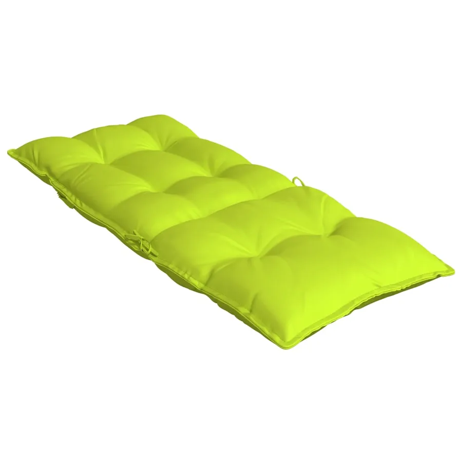 Coussins de chaise à dossier haut lot de 6 vert vif - 6