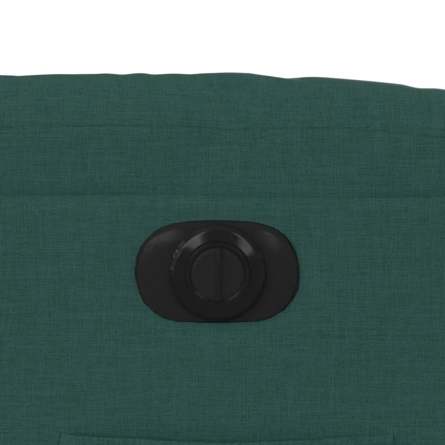 Fauteuil inclinable électrique vert foncé tissu - 13