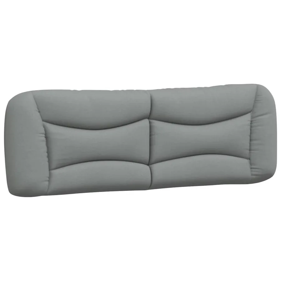 Cadre de lit avec LED sans matelas Hvar gris clair 160x200 cm tissu - 10
