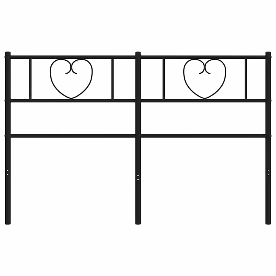Tête de lit de remplacement métal noir 160 cm - 5
