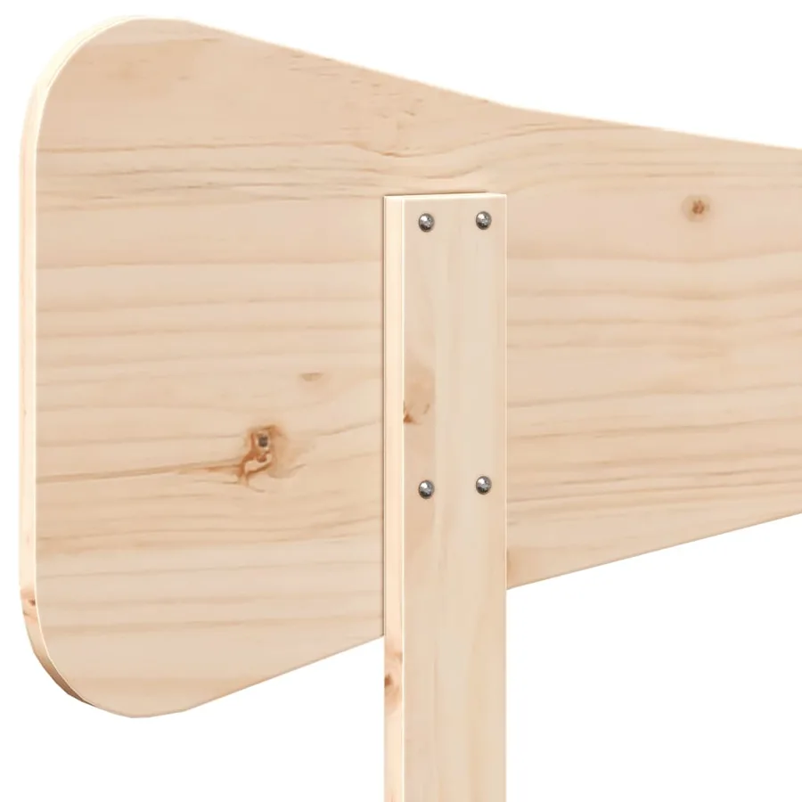 Tête de lit 135 cm bois massif de pin - 7