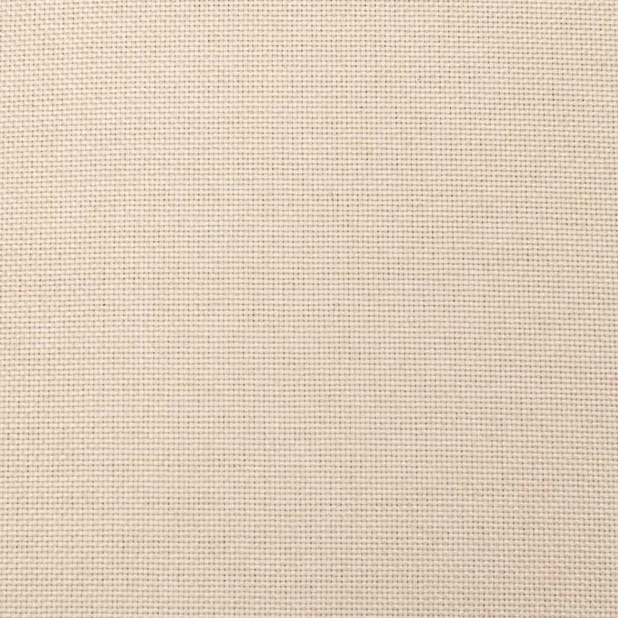 Canapé-lit à 2 places avec deux oreillers crème tissu - 10
