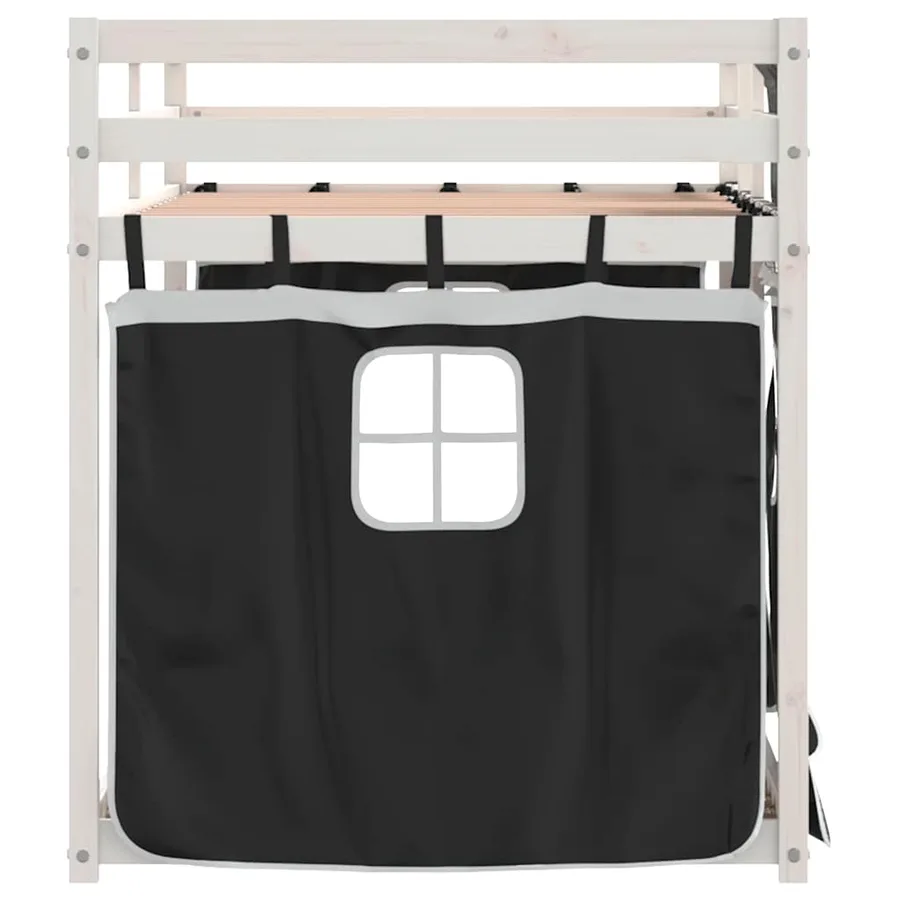 Lit superposé sans matelas 90x190 cm bois de pin massif - 6