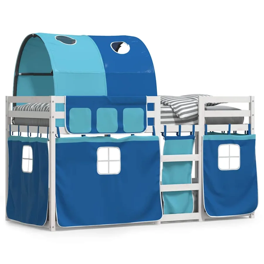 Lit superposé sans matelas 90x200 cm bois de pin massif - 2