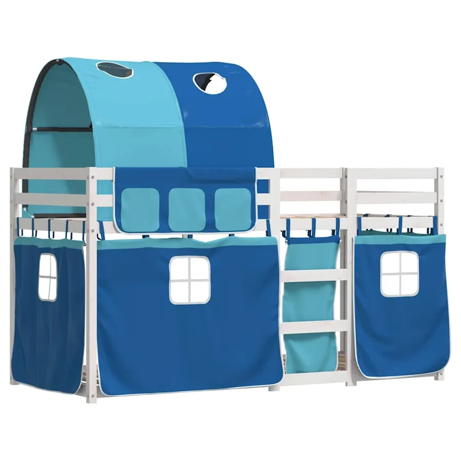 Lit superposé sans matelas 90x200 cm bois de pin massif - 3