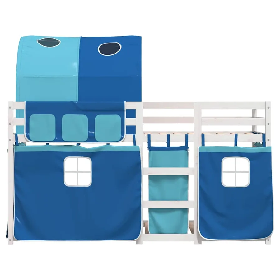 Lit superposé sans matelas 90x200 cm bois de pin massif - 5