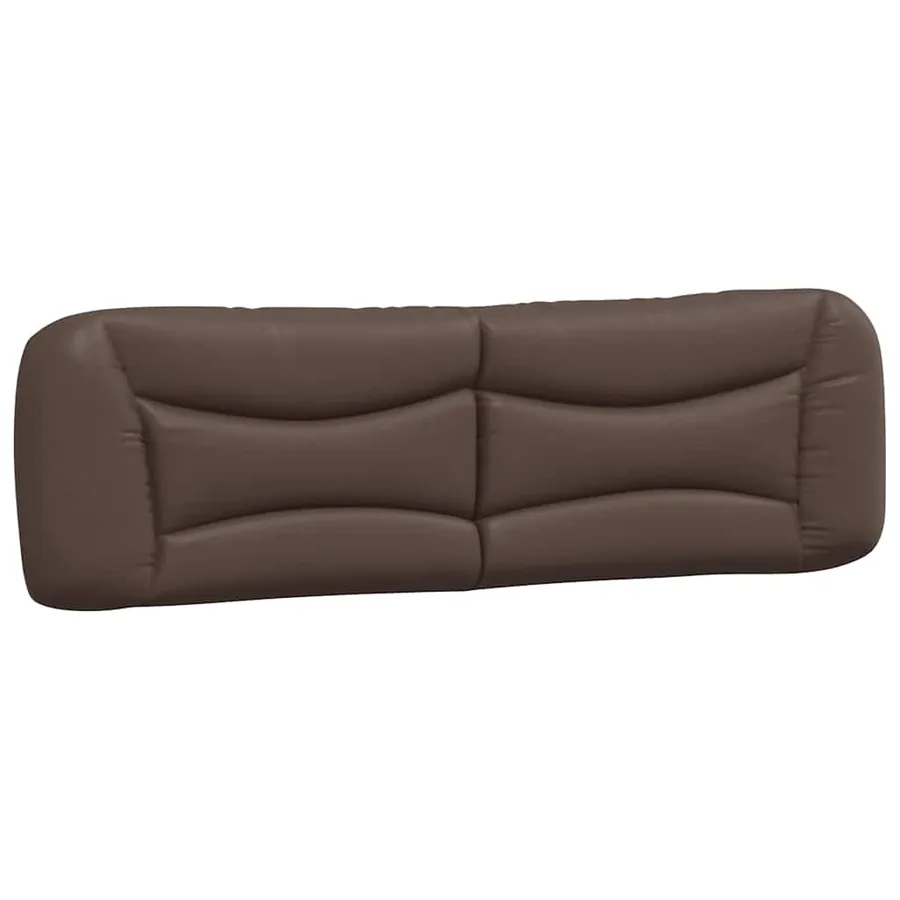 Cadre de lit sans matelas Hvar marron 180x200 cm similicuir - 8