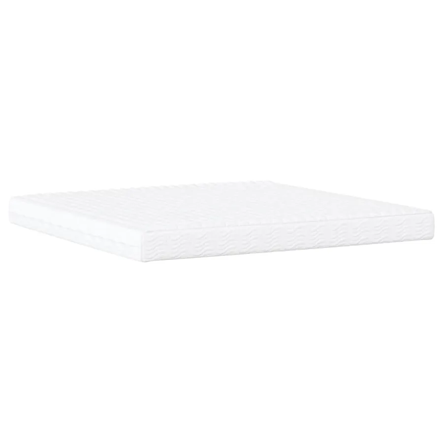 Lit avec matelas Hvar gris foncé 200x200 cm tissu - 6