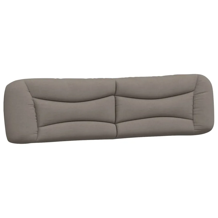 Coussin de tête de lit Hvar taupe 200 cm tissu - 2