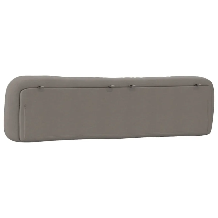 Coussin de tête de lit Hvar taupe 200 cm tissu - 7