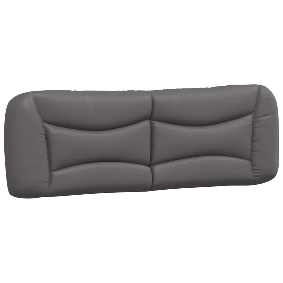 Coussin de tête de lit Hvar gris 160 cm similicuir - 2