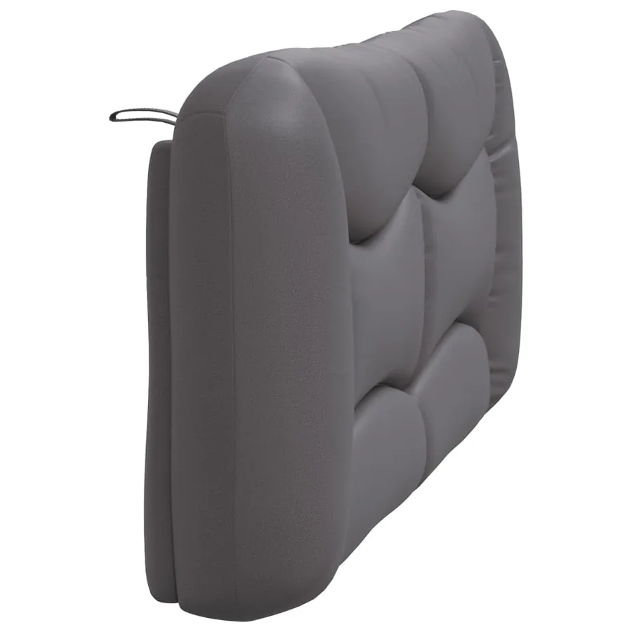 Coussin de tête de lit Hvar gris 160 cm similicuir - 6