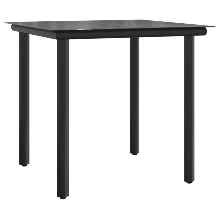 Ensemble à manger de jardin 5 pcs et coussins marron poly rotin - 3