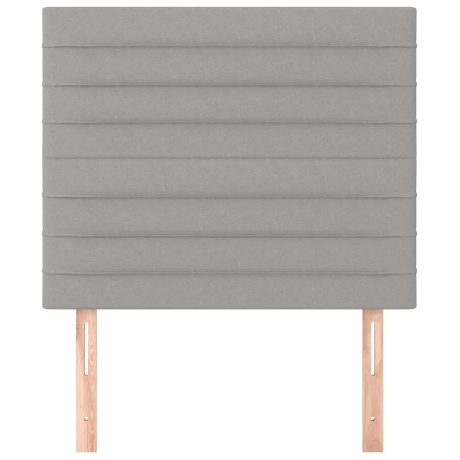 Tête de lit Gris clair 90x5x118/128 cm Tissu - 3