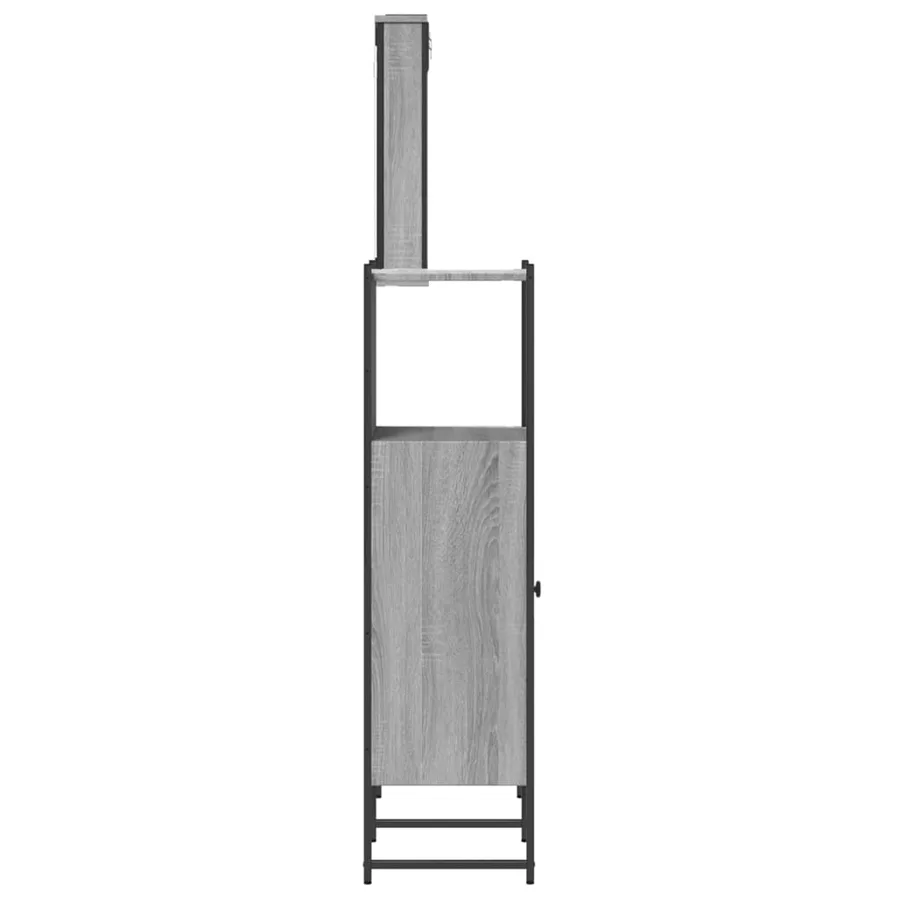 Ensemble de meubles de salle de bain 3 pcs Sonoma gris - 7