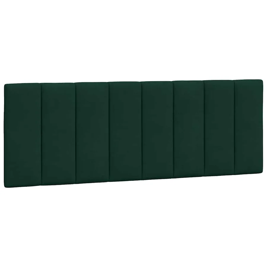 Lit avec matelas Hanko vert foncé 120x200 cm velours - 5