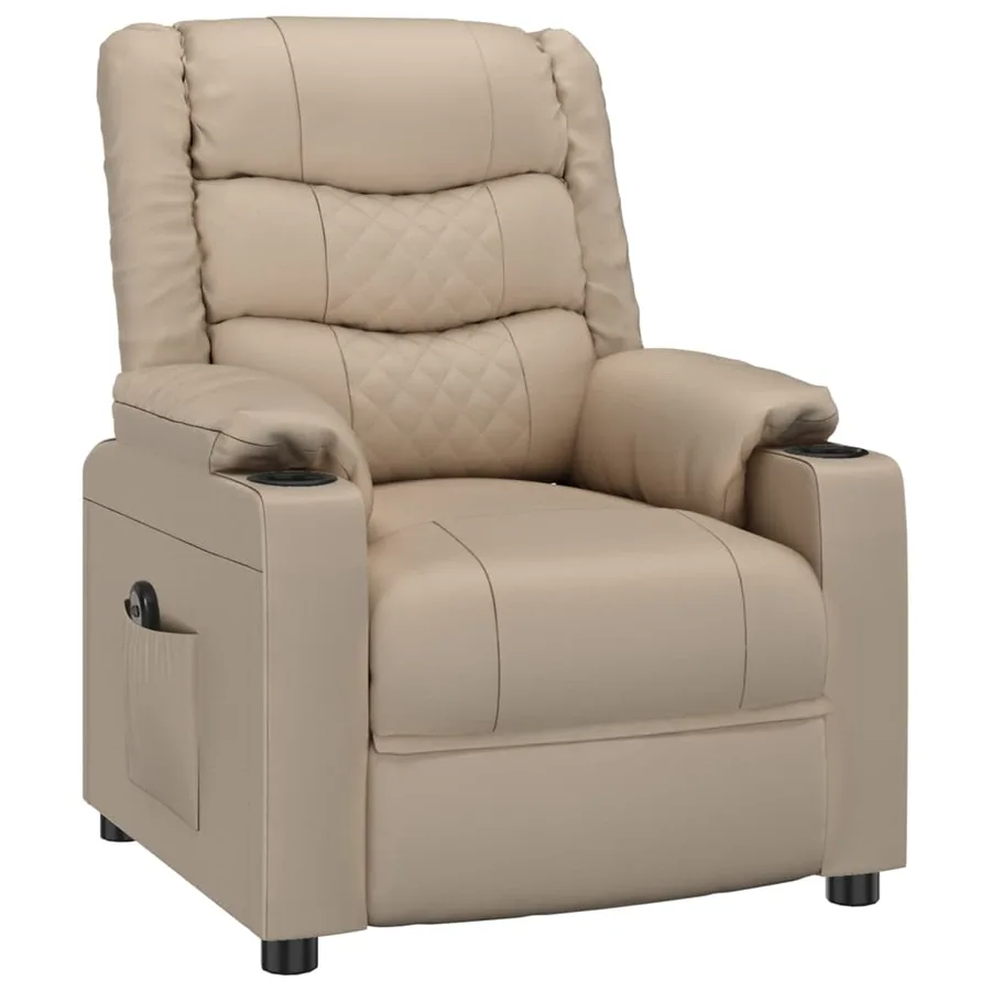 Fauteuil inclinable électrique Cappuccino Similicuir - 3