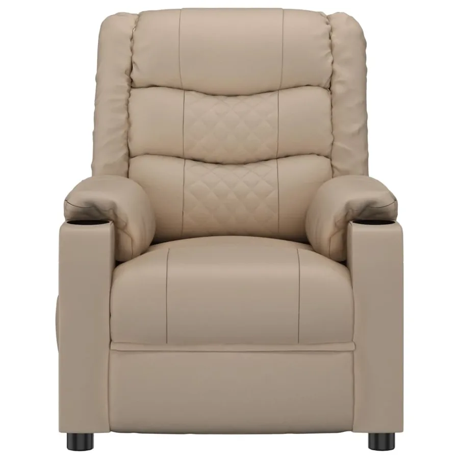 Fauteuil inclinable électrique Cappuccino Similicuir - 4
