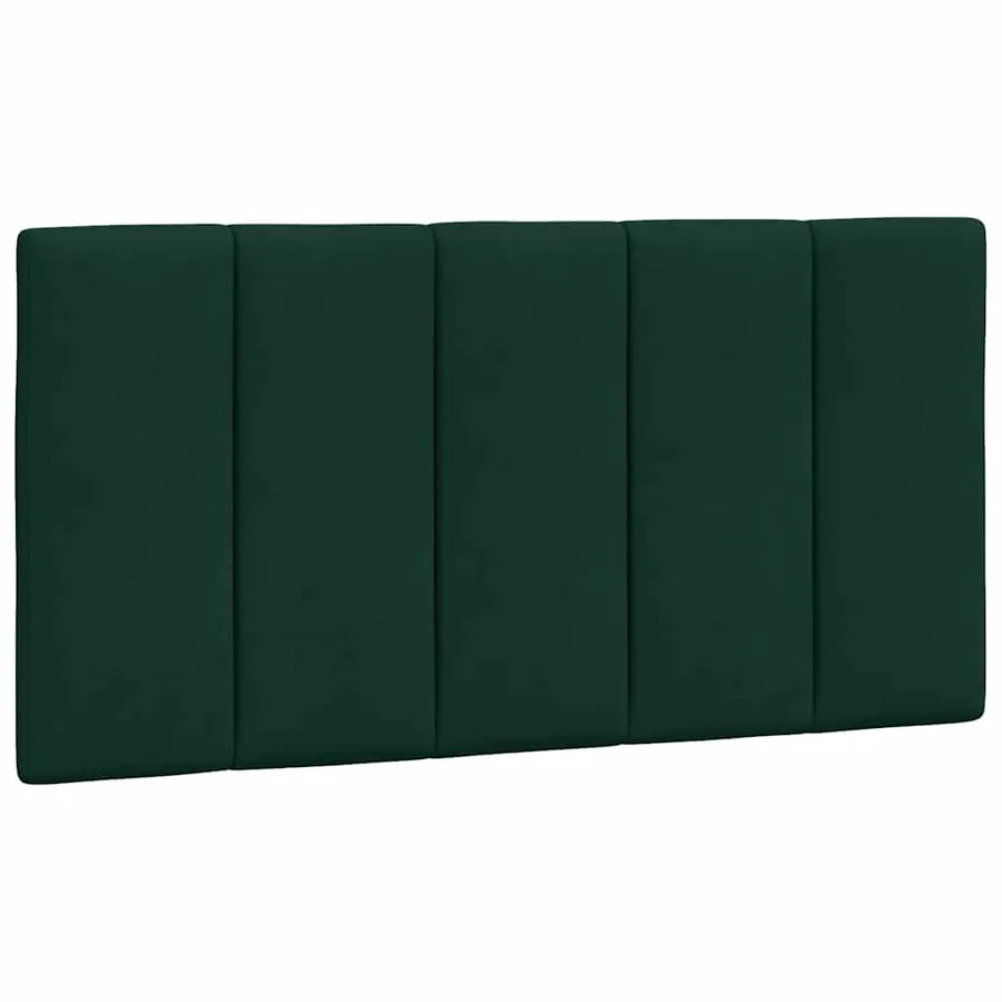 Cadre de lit avec LED sans matelas Hanko vert foncé 100x200cm velours - 10