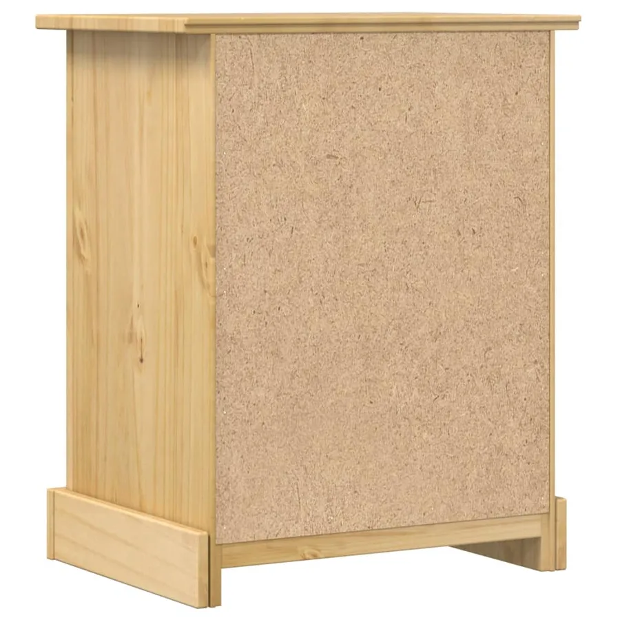 Table de chevet Corona 53x39x66 cm bois de pin massif - 6