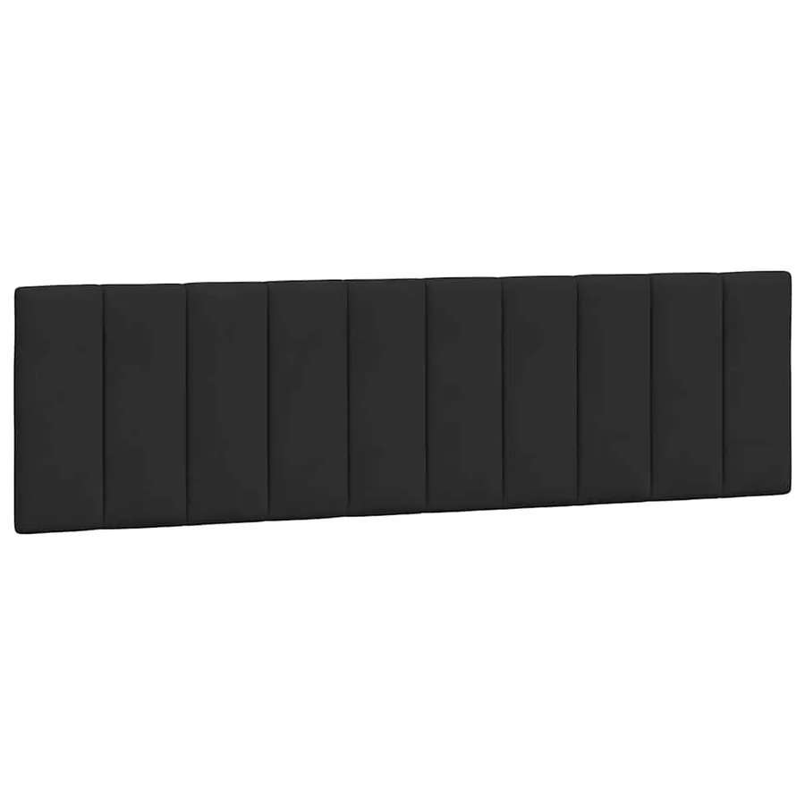 Coussin de tête de lit Hanko noir 180 cm velours - 2