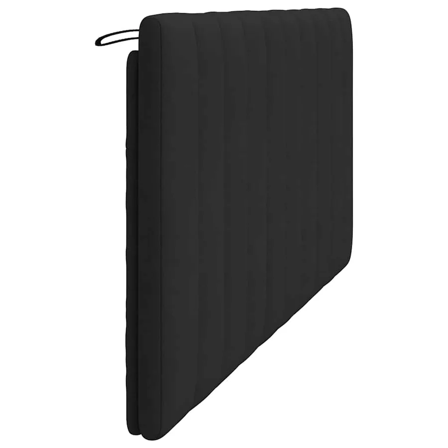 Coussin de tête de lit Hanko noir 180 cm velours - 6