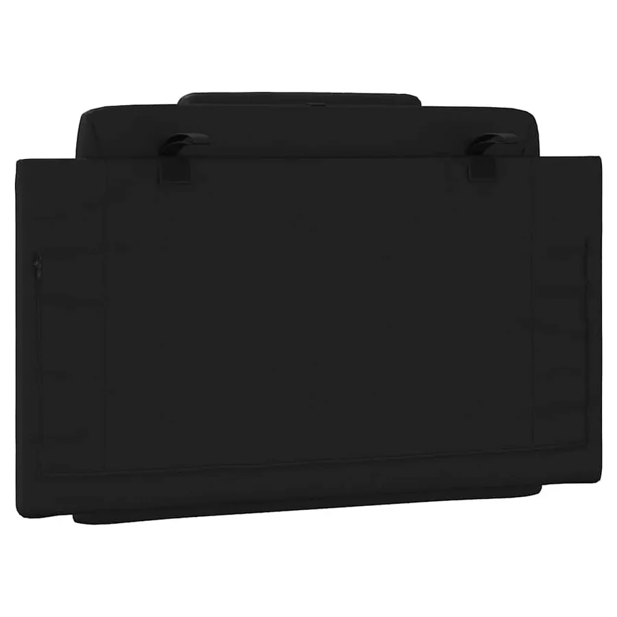 Coussin de tête de lit Viana noir 90 cm similicuir - 7