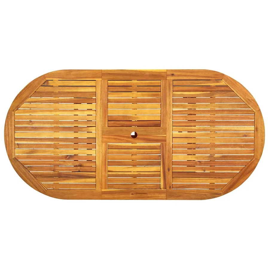 Ensemble à manger d'extérieur 7 pcs Bois d'acacia solide - 12