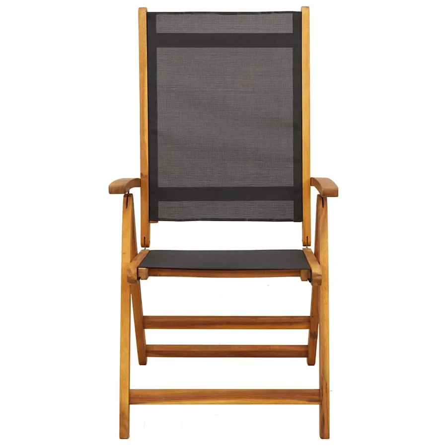Ensemble à manger d'extérieur 7 pcs Bois d'acacia solide - 4