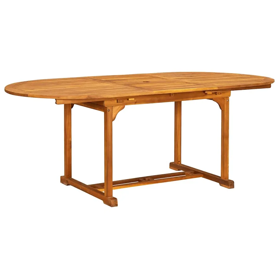 Ensemble à manger d'extérieur 7 pcs Bois d'acacia solide - 9
